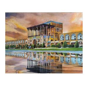 Aali Qapu Palace Pastel Painting