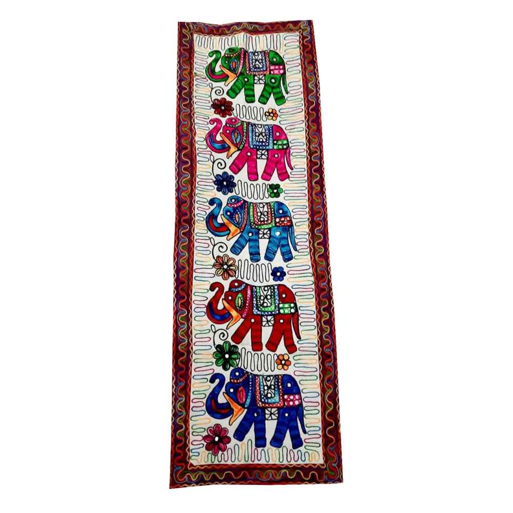 Embroidered Tapestry Wall Hanging – Balochi Heritage Fil Textile Art