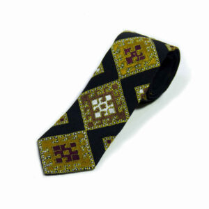 Men’s Necktie – Traditional Intricate Embroidered Persian Hiva