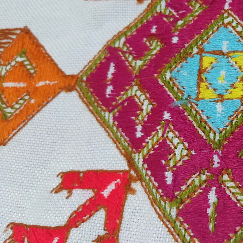 Persian Embroidered Tapestry Wall Hanging – Ania Textile Art