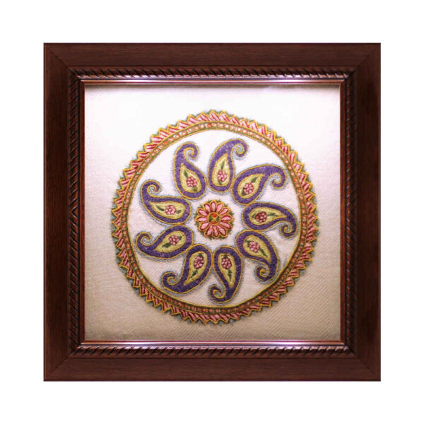 Persian Embroidered Tapestry Wall Hanging – Floral Ghalandar Textile Art