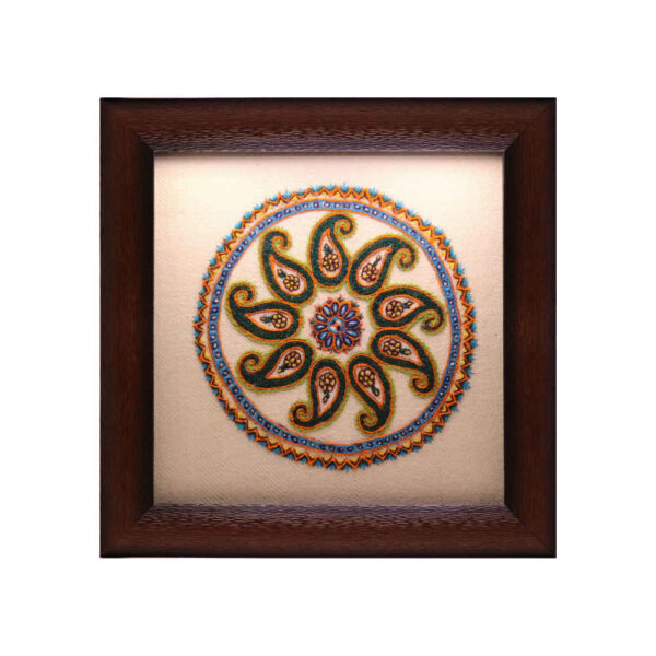 Persian Embroidered Tapestry Wall Hanging – Floral Hasti Textile Art