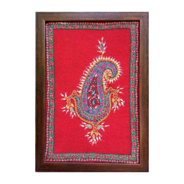 Framed Embroidered Textile Wall Art Model Nafis