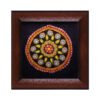 Persian Embroidered Tapestry Wall Hanging – Floral Star Textile Art