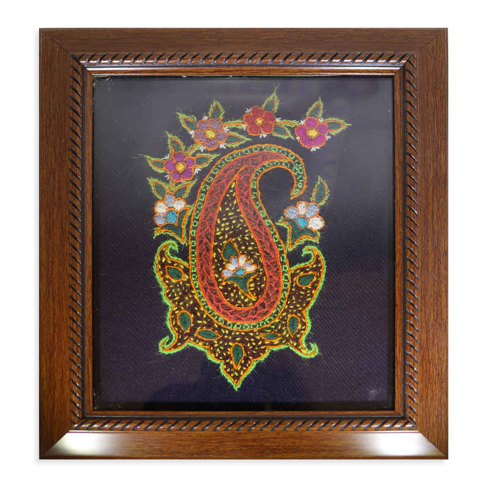 Persian Embroidered Tapestry Wall Hanging – Floral Taranom Textile Art