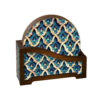 Drink Coaster Set & Holder With Persian Inspired Artistic Design Antique