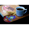 Drink Coaster Set With Persian Inspired Artistic Design Baboone