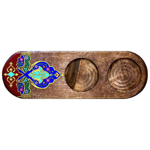 Drink Coaster Set With Persian Inspired Artistic Design Baboone