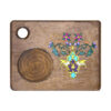 Drink Coaster Set With Persian Inspired Artistic Design Chichak