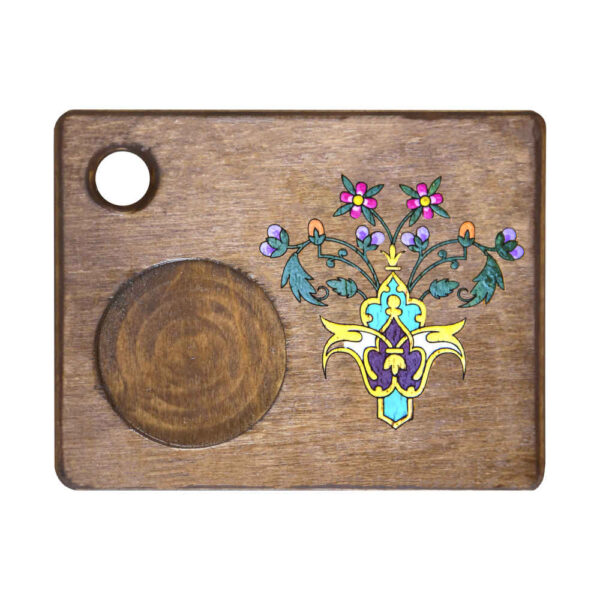Drink Coaster Set With Persian Inspired Artistic Design Chichak