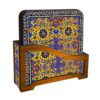Drink Coaster Set & Holder With Persian Inspired Artistic Design Diana