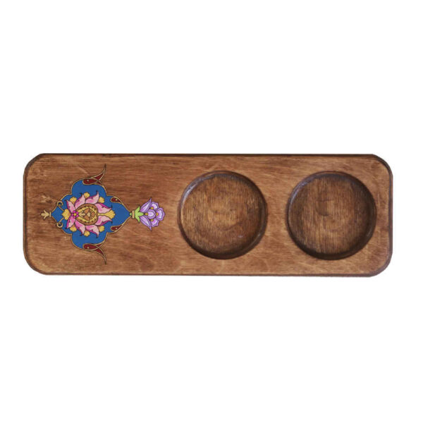 Drink Coaster Set With Persian Inspired Artistic Design Golpar