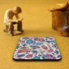 Drink Coaster Set & Holder With Persian Inspired Artistic Design Kiana