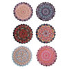 Artistic Drink Coaster Set with the Design Laya