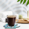 Drink Coaster Set Persian Inspired Calligraphy Design Love
