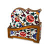 Drink Coaster Set & Holder With Persian Inspired Artistic Design Negar