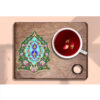 Drink Coaster Set With Persian Inspired Artistic Design Sana