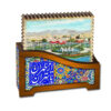 Drink Coaster Set & Holder with Old Tehran Photos Print