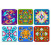 Artistic Drink Coaster Set with the Design Tile
