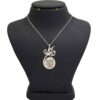 Islamic Silver Necklace with Va In Yakad Medallion