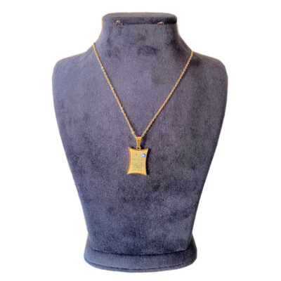 Islamic Wan Yakad Steel Necklace with Tara Pendant
