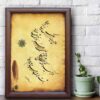 Original Persian Calligraphy Ink Art Painting on Paper by Roya Soleimani - Davam