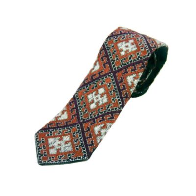 Men’s Necktie – Traditional Intricate Embroidered Persian Bina