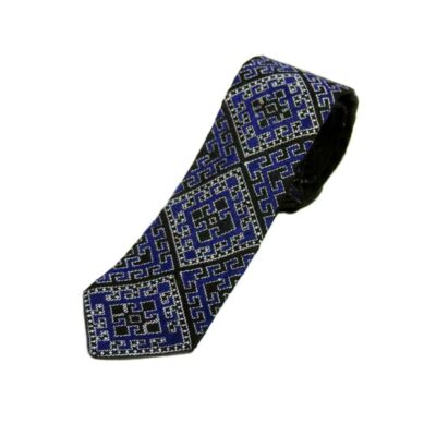 Men’s Necktie – Traditional Intricate Embroidered Persian Sea