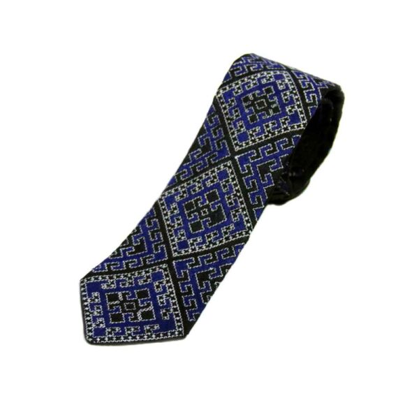 Men's Necktie - Traditional Intricate Embroidered Persian Sea