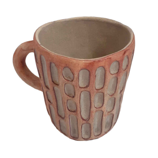 Artistic Handcrafted Pottery Mug - Farima Model