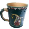 Artistic Handcrafted Pottery Mug - Paisley Model