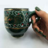 Artistic Pottery Cup - Handcrafted Sonati Design