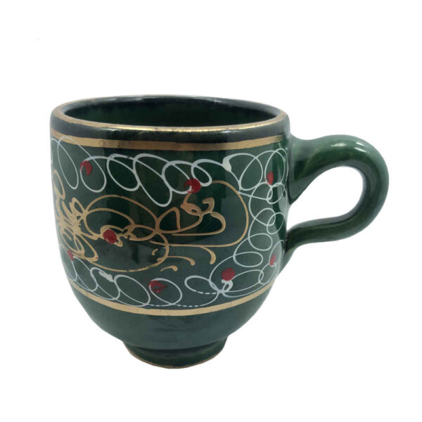 Artistic Pottery Cup - Handcrafted Sonati Design