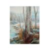 Original Painterly Art Painting - Oil on Cardboard Landscape Winter