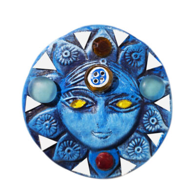 Decorative Persian Pottery Wall Hanging Amulet Model Khorshid