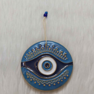 Persian Pottery Wall Hanging Model Round