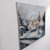 Original Realism Painting -Oil on Canvas, Winter by Ebrahim Shirian