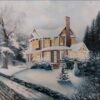 Original Realism Painting -Oil on Canvas, Winter by Ebrahim Shirian