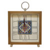 Persian Style Wooden Desk Clock Model Nazanin