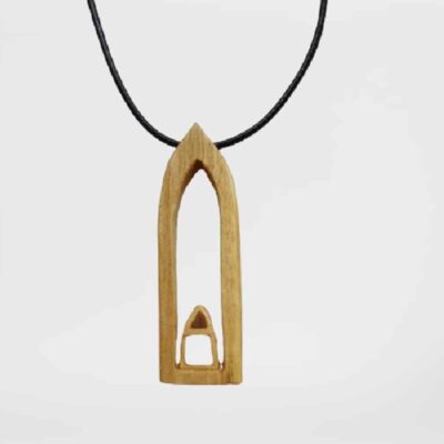Persian Wooden Necklace Artistic Mehrab