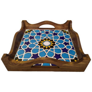 Persian Wooden Tray Model Bina