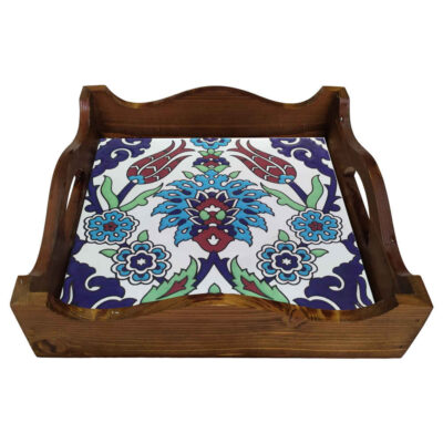 Wooden Tray – Bita | Elegant Persian Style for Serving Needs