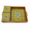 Persian Wooden Tray – Darya | Great for Serving Tea or Light Meals