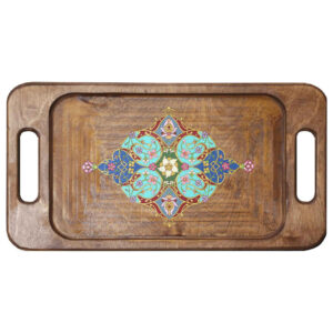 Persian Wooden Tray Model Elaheh