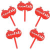 Red Yalda Cake Toppers Collection 2159715 (x10)