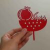 Red Yalda Cake Toppers Collection 2259591 (x4)