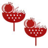 Red Yalda Cake Toppers Collection 2259591 (x4)