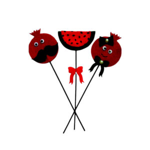 Red Yalda Cake Toppers Collection 6687255 (x6)