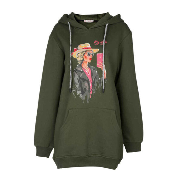 Woman's Cotton Hoodie Model 51598