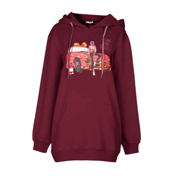 Woman's Cotton Hoodie Model 51604